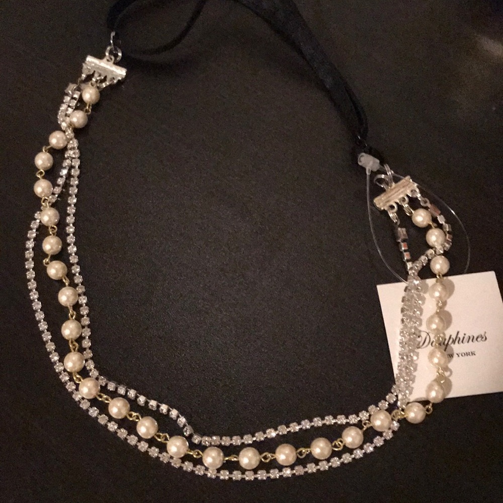 Dauphines of New York Swarovski crystal headband
